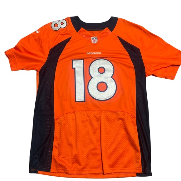 Nike Men's #18 Peyton Manning Denver Broncos Team Game Jersey - Picture 1 of 2